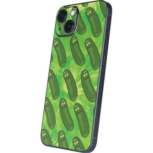 Adult Swim Rick and Morty Pickle Rick Pattern iPhone 14 Skin